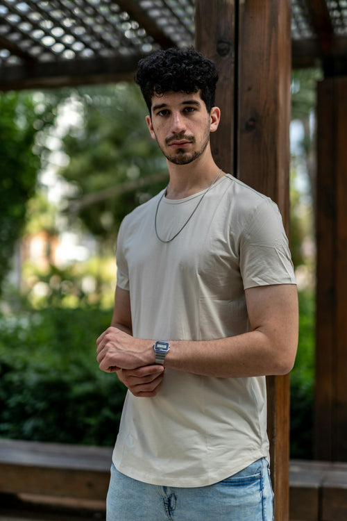 Heavy Tee sabbia · vista 2