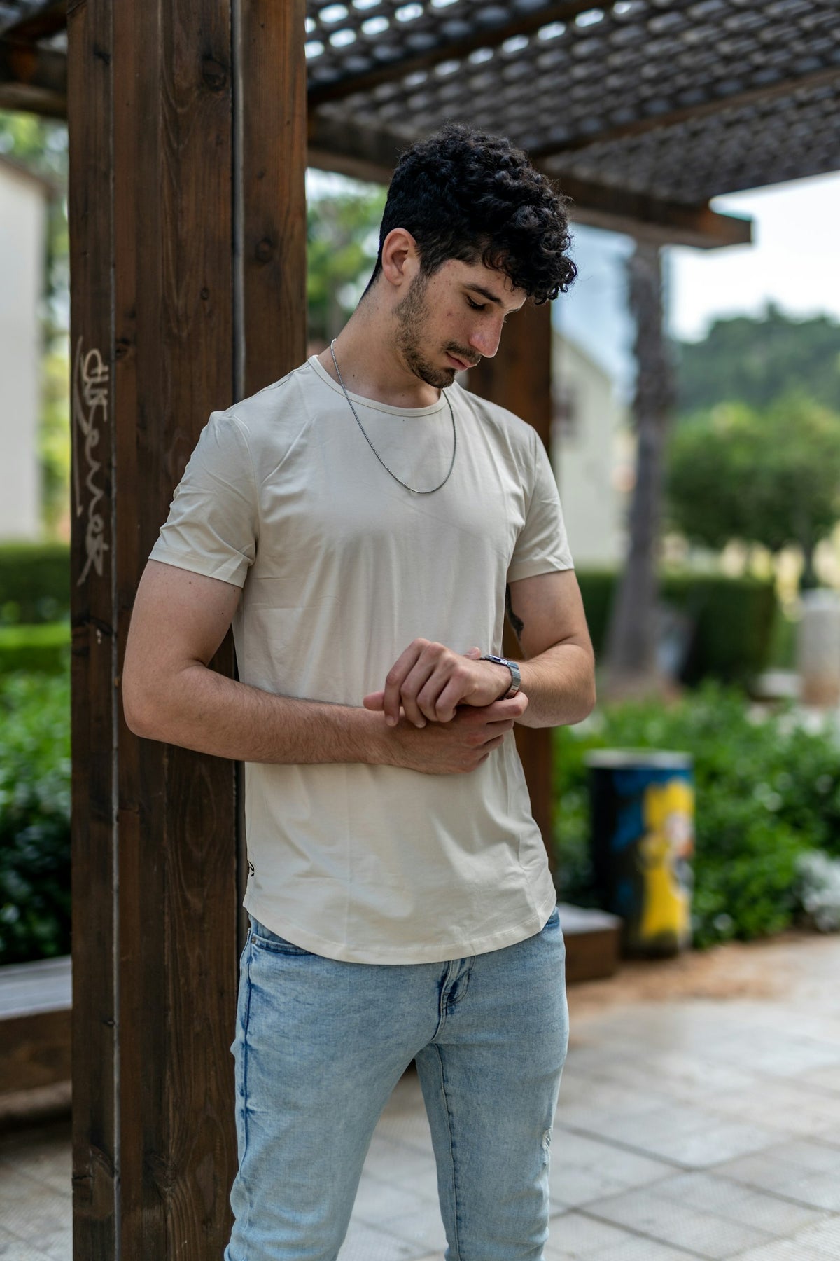 Heavy Tee sabbia · vista 3
