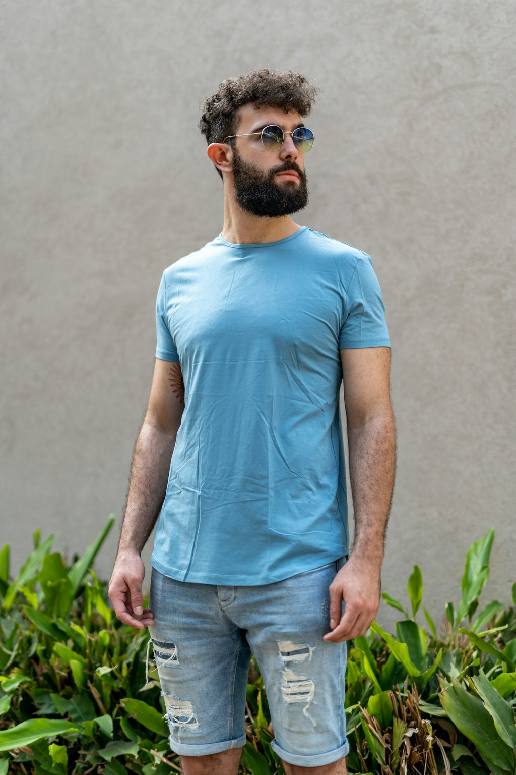 Heavy Tee azzurro · vista 5